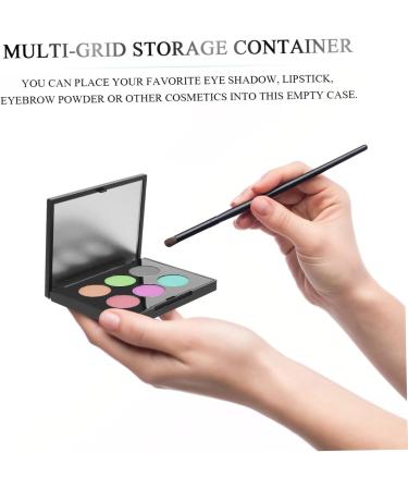 Gogogmee 1 Set Box Square Eye Shadow Box Lip Balm Containers Empty Eyeshadow Palette Lipstick Case Plastic - Buy Online on SooperMarket.com