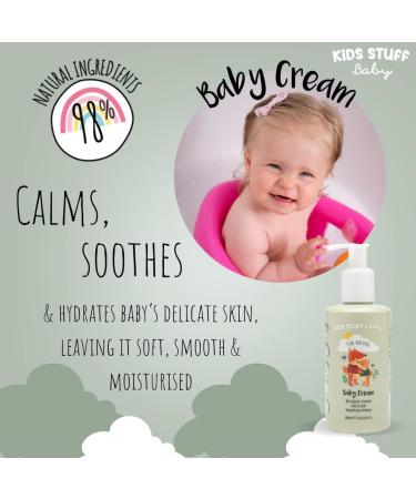 Kids Stuff Baby Cream 200ml - Organic Lavender Oil - Dermatologist & Pediatrician Approved - Vegan & Cruelty-Free - Buy Online on SooperMarket.com