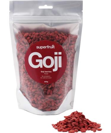 Superfruit Premium Dried Goji Berries Non-GMO Superfood - 450 g 450g - Buy Online on SooperMarket.com