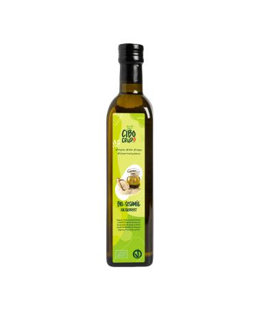 Sesame oil organic cold and undetected - 500ml.Sesame oil for eating massage or Ayurveda.Food oil natural and pure.Sesame oil 500 ml (1 Pack)