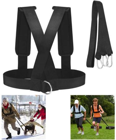 Adjustable Sled Harness Tire Pulling Belt | Speed Resistance Power Trainer for Weight Training - International Shipping Available - Buy Online on SooperMarket.com