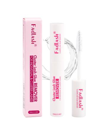 FADLASH Cluster Lash Glue Remover Cream Low Irritation Cream for Sensitive Skin Lash Remover 10ml Individual Eyelash Extension Cleanser Lash Remover 10ml-BP