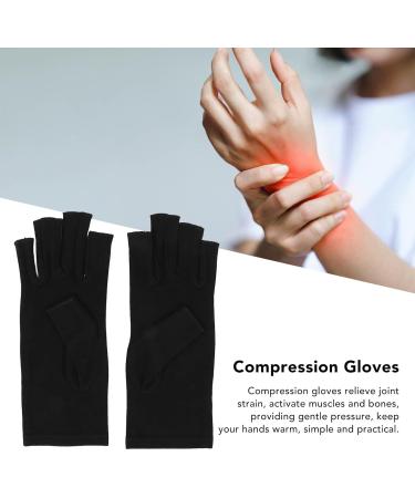 Arthritis Compression Gloves Rheumatoid Wearable Compression Gloves Polyester Warm Safe Soft Fingerless Typing Gloves for Men Medium - Buy Online on SooperMarket.com