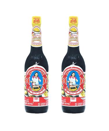 Maekrua Thai Oyster Sauce for Stir Fry Cooking 600ml (Pack of 2)