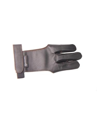 ArcheryMax Classic Leather Shooting Glove 3 Finger Archery Glove Medium