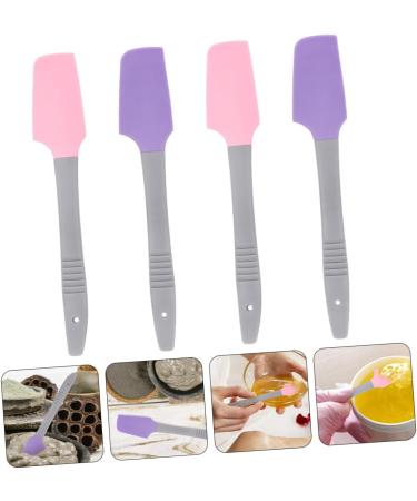 Shop 4-Pack Silicone Wax Makeup Spatulas | Ideal for Face Application | International Shipping Available - Buy Online on SooperMarket.com