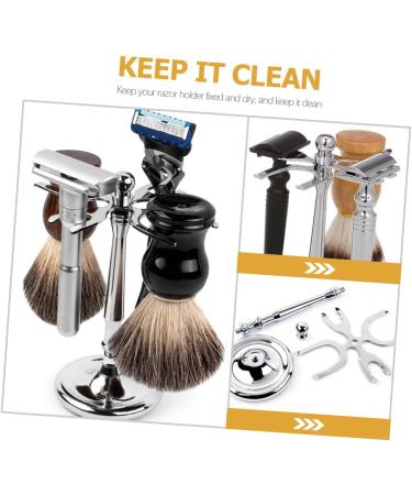 Didiseaon Stainless Steel Beard Brush Holder & Razor Stand - Organizer for Men s Shaving Accessories - Buy Online on SooperMarket.com