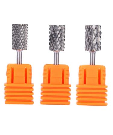 minkissy Cuticle Drill Bit Nail File Bits Cuticle Bit Nail Drill Bits Manicure Drill Bits Cuticle Nail Bit Nail Drill Tips Nail Grinding Head Nails Drill Bits Accessories Tungsten Steel