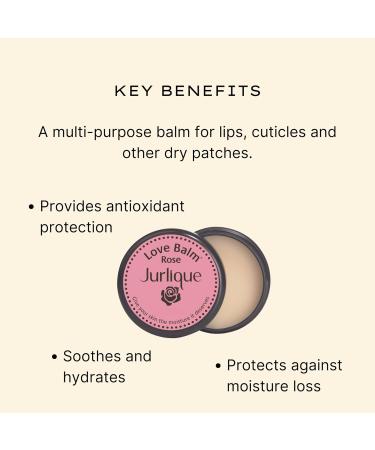 Jurlique - Rose Love Balm - Lips Cuticles & Dry Patches - Soothes Hydrates Provides Antioxidant Protection Protects Against Moisture Loss - Natural Ingredients - All Skin Types - 15ml - Buy Online on SooperMarket.com