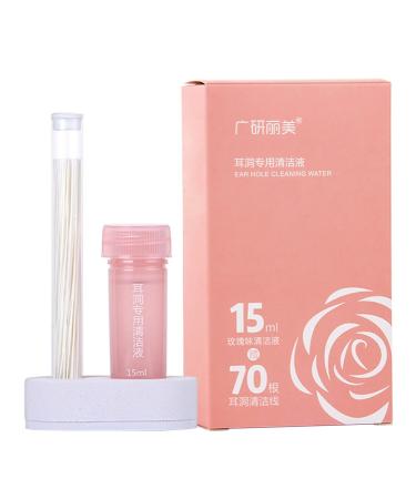 Beautiful Ear Hole Cleaning Line Cleaning Ear Hole Liquid Ear Line Anti-Blocking Care Liquid 15ML Ear Wax Remover Screw (C One Size) One Size C