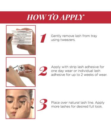 Ardell Triple Individual Knot-Free Long Black False Eyelashes 4 Pack - Buy Online on SooperMarket.com