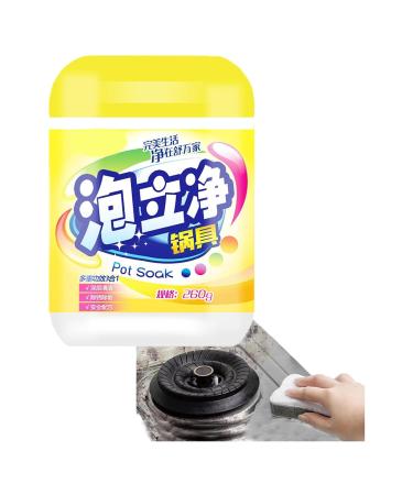 All-Purpose Degreaser For Heavy-Duty Cleaning Powerful All Purpose Cleaning Powder Oven Cleaner Oven Cleaner Heavy Duty Dry Foam Cleaner Stove Cleaner Kitchen Cabinet Grease Remover (1PC 260g) 1PC 260g