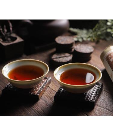 cn herb Pu 'er Tea Cake Fermented Tea China Tea Cake Loose Leaf Tea 15 Tablets 105g - Buy Online on SooperMarket.com