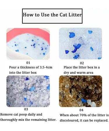 Natural Silica Cat Litter Crystals 7.6L - Ultra Absorbent & Odour Control | Dust-Free, Hygienic & Biodegradable | 2-Month Supply - Buy Online on SooperMarket.com