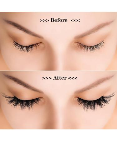 False Eye Lashes 7 Pairs Natural Wispy 3D Effect Lashes Fluffy Cat Eye Lashes Wispy Fake Eyelashes for Parties Reusable Type 13 - Buy Online on SooperMarket.com