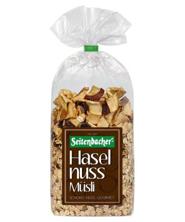 Seitenbacher Hazelnut Muesli I Chocolate Nut Gourmet I Whole Grain Grain I Wheat Free I (3 x 750 g)