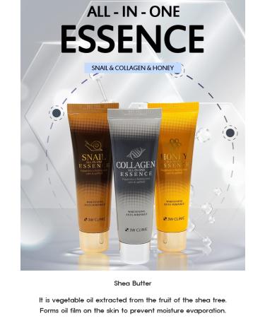 3W Clinic All-in-One Face Essence 60ml (Honey) - Wrinkle Care with Propolis Extract for Vitality | International Shipping - Buy Online on SooperMarket.com