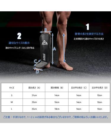 GROOFOO Muay Thai Shin Guards - Leg Protection Pads for Kids & Adults | Boxing, MMA, Karate Sparring | Black Medium - Buy Online on SooperMarket.com