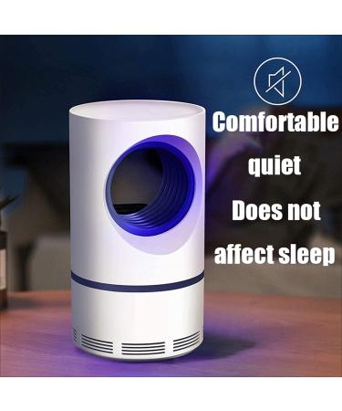 Electric Mosquito Killer Lamp - Indoor & Outdoor Insect Trap with Suction Fan (White) - Buy Online on SooperMarket.com