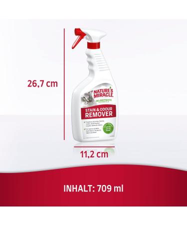 Nature s Miracle Cat Stain & Odor Remover - Enzyme Cleaner with Citrus Fragrance | 709 ml | Effective Dirt Removal - Buy Online on SooperMarket.com
