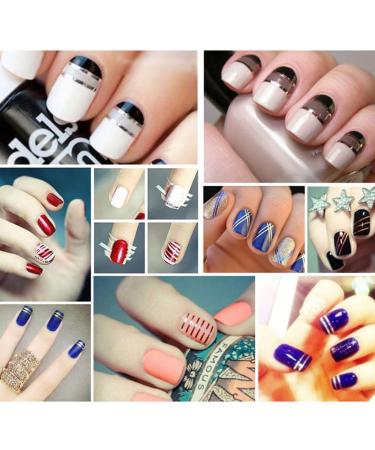 Nail Striping Tape Line Nail Striping Tape Line Adhesive Nail Sticker Nail Art Decoration Nail Strips Sticker Silver - Buy Online on SooperMarket.com