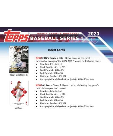 2023 Topps Series 1 Baseball Jumbo Box - 10 Packs/46 Cards - 1 Auto - 2 Silver Packs - Buy Online on SooperMarket.com
