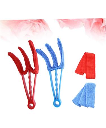 HOMSFOU Cleaning Brush 4 Pcs Brush Window Blind Cleaner Washable Window Cleaner Shutter Cleaner Window Duster Multifunctional Cleaner Blinds Cleaner Fence Air Conditioner - Buy Online on SooperMarket.com