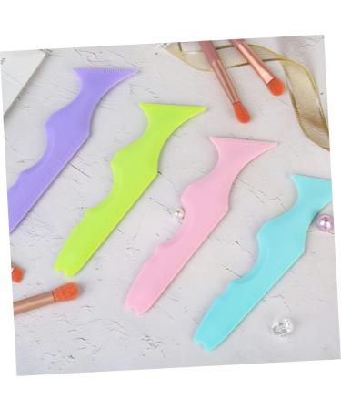 OFFSCH Mascara 2pcs Eyeliner Ruler Lash Eyeshadow Lipstick Guide Tool Stencils Silicone Eyebrow Tools - Buy Online on SooperMarket.com