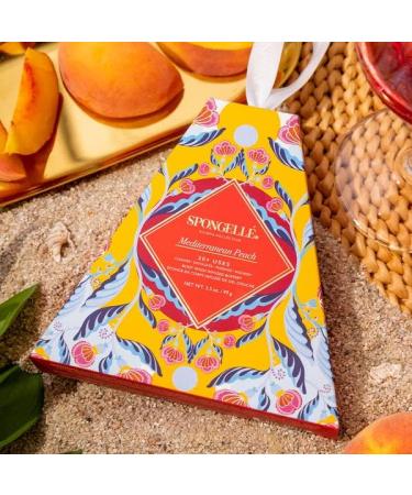 Spongell | Rivera Collection Infused Buffer Sponge | Oils of Basil & Lemon | Vegan Friendly Cruelty-Free | 20+ Uses | Mediterranean Peach - Buy Online on SooperMarket.com