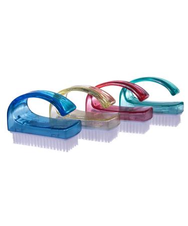 SIDCO Nail Brush Set - 4 Hand Washing Brushes with Handle | Effective Hand & Finger Cleaning Tools for a Sparkling Clean - Buy Online on SooperMarket.com