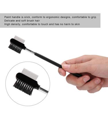 4pcs Professional Eyebrow Eyelash Brush Comb Set - Soft Hair Double Head Makeup Tool for Perfect Brows & Lashes | International Shipping - Buy Online on SooperMarket.com
