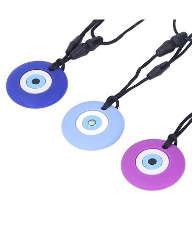 3PCs Children's Tooth Toys - Blue Sky Blue & Purple Silicone Teething Toys for Toddlers - Perfect for Home & Travel - Buy Online on SooperMarket.com