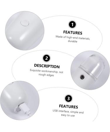 Baluue 1 Set Spray Hydrating Apparatus Mist Sprayer Face Steamer Mister Lash Facial Mister Plastic White - Buy Online on SooperMarket.com