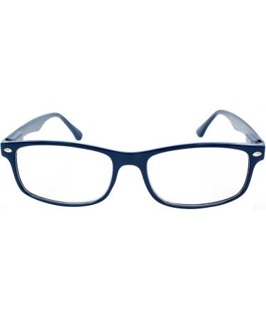 TBOC Reading Glasses +3.50 Diopters for Men & Women | Blue Version | PC & Cell Phone Aid for Seniors | Presbyopia Relief (1 Pack) - Buy Online on SooperMarket.com