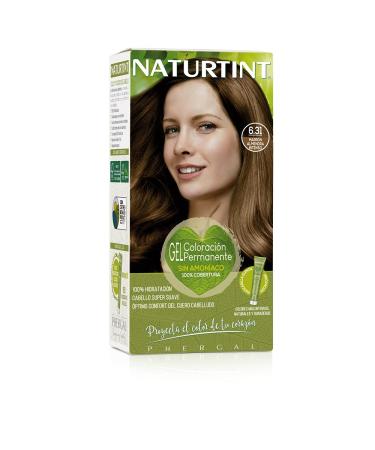 Natureint bio -based ammonia -free coloring 6.31 intensive almond brown 100% gray cover vegetable ingredients natural and long -lasting color 6.31.Intense Almond Brown 1 piece (1 Pack)