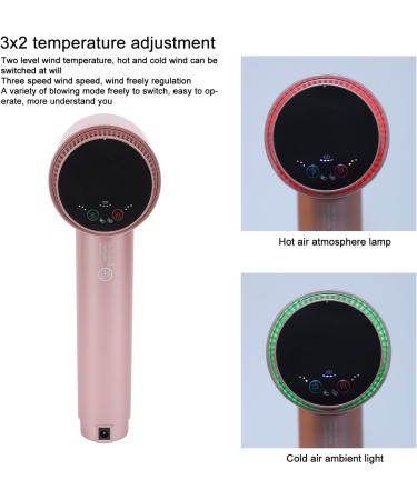 Ionic Hair Dryer Professional Hair Blow Dryer with Intelligent Temperature Control 300W Portable Travel Hair Dryer Hot Cold Dual Mode High Speed Blow Dryer for Home Salon (US US Plug 100 240V 100-240V - Buy Online on SooperMarket.com