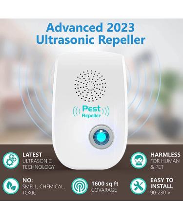 2023 Upgraded Dual Ultrasonic Pest Repeller 12 Pack - Electronic Pest Control for Insects, Roach, Mice, Spider, Mosquito - Ideal for Home, Kitchen, Office, Warehouse, Hotel, Garage - Buy Online on SooperMarket.com