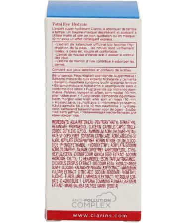 Total Eye Hydrate Moisturizing Soothing Eye Mask-Balm by Clarins for Women - 0.7 oz Balm - Buy Online on SooperMarket.com