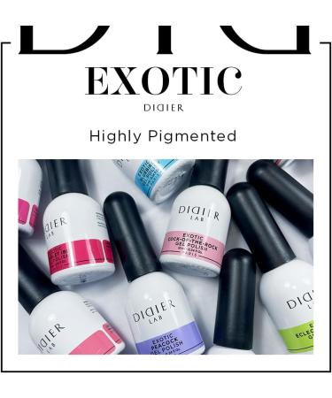 Didier Lab - Premium Gel Nail Polish Exotic - Peacock - Gel Nail Varnish - Nail Art - Long-Lasting High Gloss Wear - Easy to Apply - Gel Nails - Rich Pigment - UV/LED - Chip Resistant - Buy Online on SooperMarket.com
