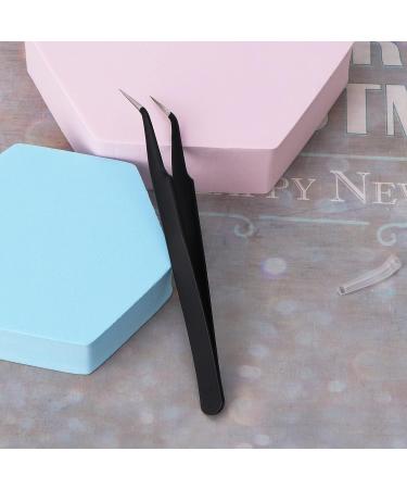 Professional Fine Point Tweezers - Sharp Precision Needle Nose Tip, Anti-Static Stainless Steel Curved Tweezer - Buy Online on SooperMarket.com