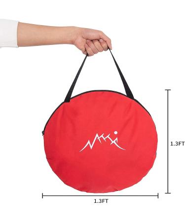 MonSports Portable Cornhole Set - 2 Collapsible Boards, 8 Bean Bags, Carrying Case - Outdoor Yard Toss Game for Kids & Adults - 3x2ft Oxford - Buy Online on SooperMarket.com