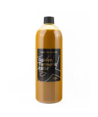Cafe Collective : Turmeric Golden Milk Latte Concentrate - Better than Turmeric Latte Powder - Activated with Black Pepper - All-Natural Vegan-Friendly (1000ML)