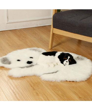Pet Bed Soft Plush Comfortable 33.9x23.6x1.2in Pet Mattress for Puppy Cats for Four Seasons(Koala Dark Gray) - Buy Online on SooperMarket.com
