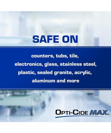 Micro-Scientific Opti-Cide Max Disinfecting Wipes (2 Pack) - 320 Hospital Grade EPA Registered Wipes - Buy Online on SooperMarket.com