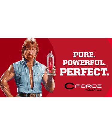 CForce Natural Artesian Bottled Water - High pH Alkaline 12oz (354.8ml) 12 Pack - Buy Online on SooperMarket.com