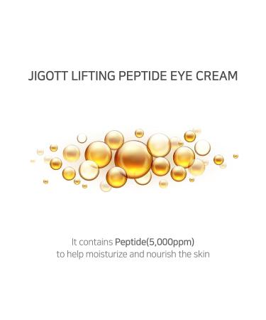 Jigott Lifting Peptide Eye Cream 50ml - Niacinamide, Adenosine, Peptide (5,000ppm) - Moisturizing Formula - Buy Online on SooperMarket.com