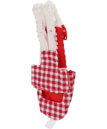 Buy Entatial Parrots Pilot Suit - Red Grid Waterproof Bird Tights for ARA & Budgies (L) - Perfect for Pet Protection - Buy Online on SooperMarket.com