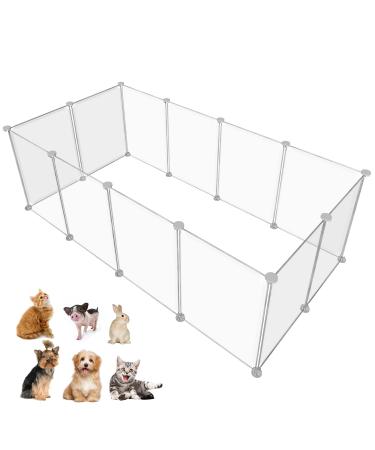 HOMICKER Pet Playpen Portable Small Animals Playpen, Pet Fence Yard Fence for Guinea Pigs, Bunny, Ferrets, Mice, Hamsters, Hedgehogs, Puppies, Turtles