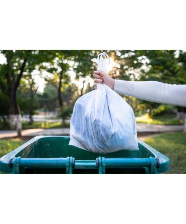 100 Tearproof 50L Garbage Bags with Handle | Liquid-Tight Recyclable | 5 Rolls of 20 Pieces - International Shipping - Buy Online on SooperMarket.com