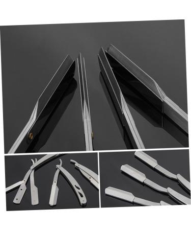 Buy Cabilock Vintage Razor Blade Holder - 4 Piece Stainless Steel Set | Perfect Father's Day Gift for Men - Buy Online on SooperMarket.com